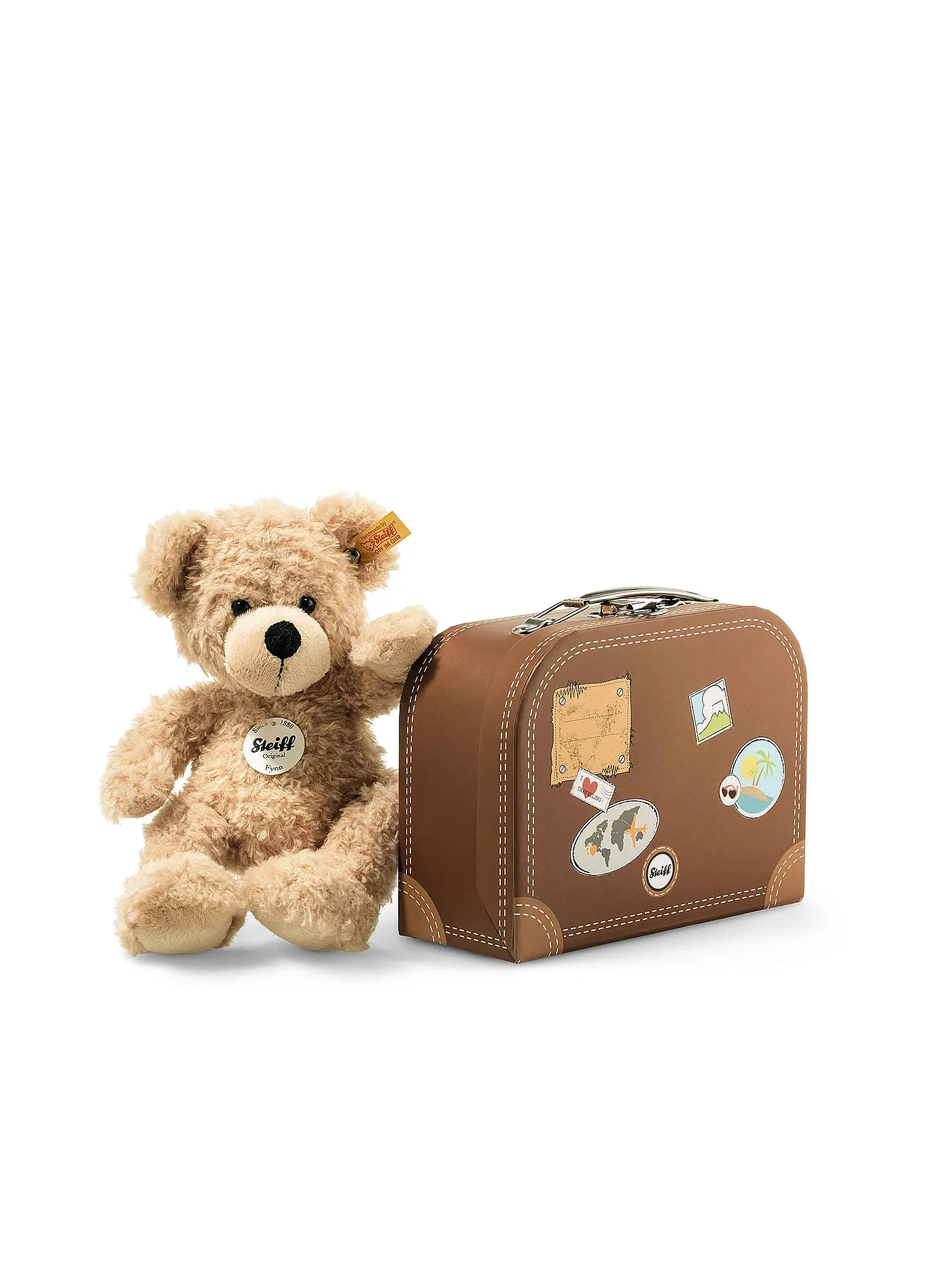 STEIFF | Fynn Teddybär im Koffer beige 28cm | 